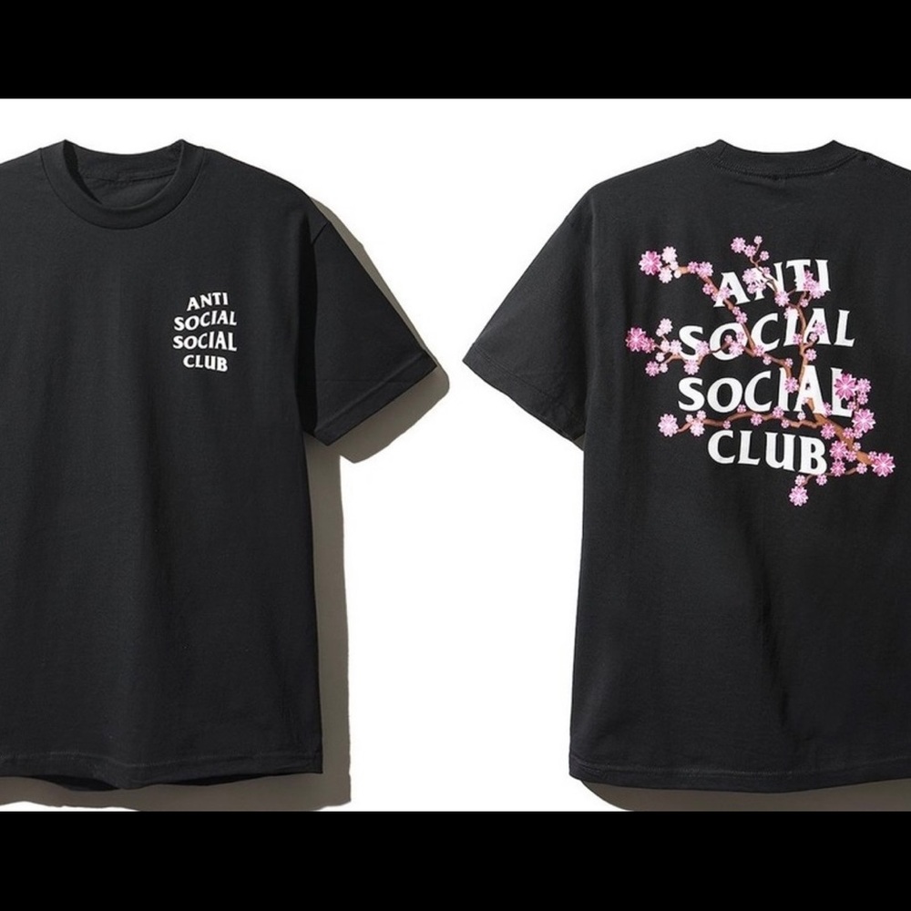 Anti social social club - LARGE - Cherry Blossom